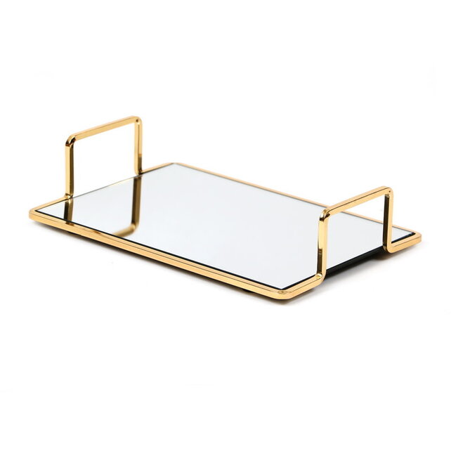 Gold Plated Rectangle Small Tray