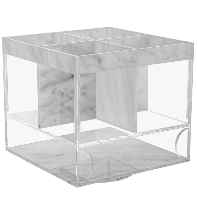 Waterdale Silverware Caddy Square Marble