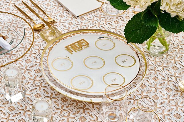 Waterdale Classic Passover Seder Plate Kaarah Goud