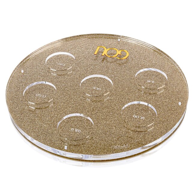 Assiette Seder Waterdale U-Lucite - Kareh Glitter