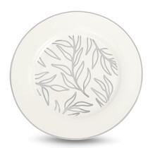 Brilliant B&B  Plate Olive Silver 6 Pcs