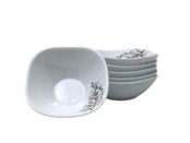 Autumnal Small bowl Opal Glass, Set of 6