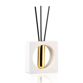 Diffuser - Circle In Square - Ceramic Reed