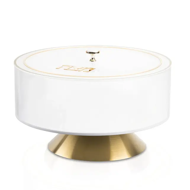 Waterdale Classic Matzah Box Rond Goud