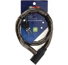 Fietsspiraalslot met LED 120cm 12mm