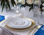 Waterdale Glazen Kopjes en Schotels - Set van 6