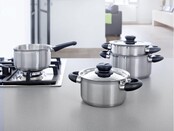 BK Cookware Set Carat + Stainless Steel 5 Pieces