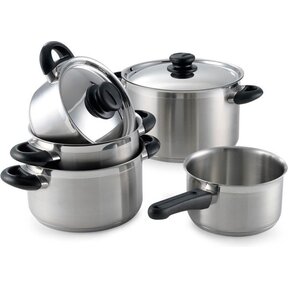 Carat + Cookware Set -5 Pieces -Stainless Steel