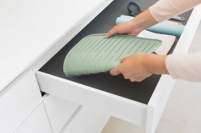 Brabantia SinkSide Abtropfmatte aus Silikon - Jadegrün  - Jade Green