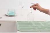 Brabantia SinkSide Silicone Afdruipmat - Jade Green Brabantia SinkSide Silicone Afdruipmat - Jade Green