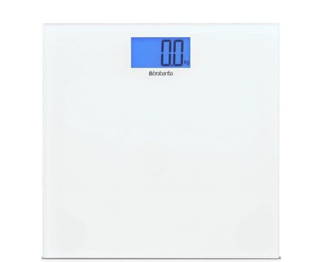 Brabantia Bathroom Scales Battery Powered - White