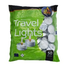 Bougies chauffe-plat en sachet 50 pièces