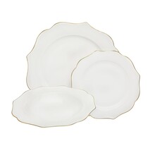 Godinger Arendale Gold New Bone China Vaisselle 12pcs