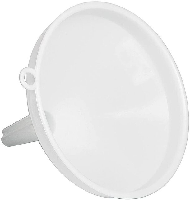 Weißer Trichter Polypropylen Ø 8, 10, 16 cm