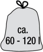 Keeeper Waste Bag Holder Eco 28x33x87 Grey