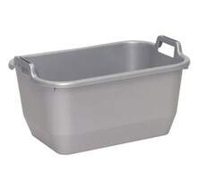 Keeper Panier à Linge Fermé Rectangulaire Gris, 56x38x26cm - 35L