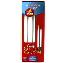 Bougies Ner Mitzvah Seder - 8 heures de combustion 4 pièces