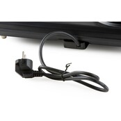 Domo Kookplaat 2 foyers noir 1000W+1500W