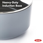 OXO Cocotte avec couvercle et poignées douces au toucher, compatible induction et four, 24 cm/4,9 L, noir