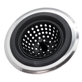 Crépine de vidange en silicone avec bouchon