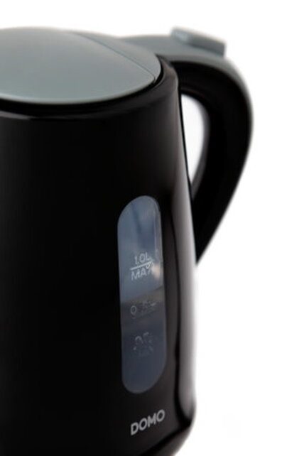 Domo Waterkoker 1L Zwart-Grijs