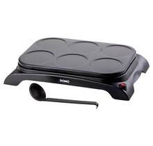 Domo Pfannkuchen / Crepe Maker 6 Crepe(s) 1000 W Schwarz DO8709P