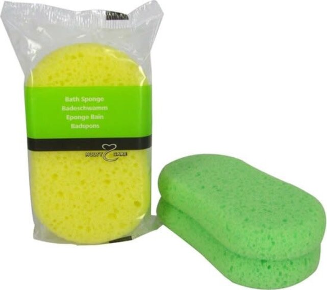 Éponge de douche de bain Multy de forme ovale 1 pièce