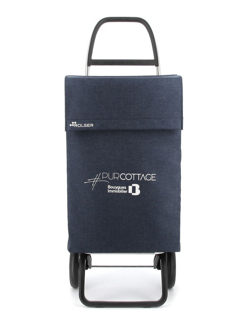 Rolser Chariot de courses 2 roues Jean Tweed - Bleu