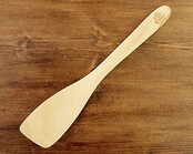 Bérard Spatule Contour droite en bois d'olivier, 30 cm