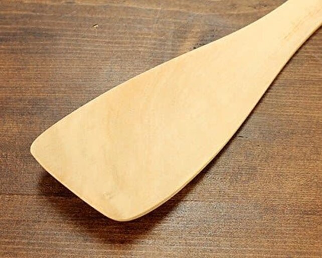 Bérard Spatule Contour droite en bois d'olivier, 30 cm