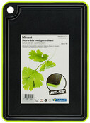 DaloPlast Cutting Board with Juice Channel in Polypropylene Black - Lime 25x35cm