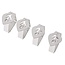 Lacor Lacor Table Clamps Stainless Steel | Set of 4 pieces