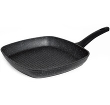 Lacor Grill pan Aluminium with Non-stick coating - Suitable for Induction - 28 x 4,5 cm