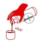 Bouteille à double paroi Metaltex, Univers Noir, 0,75 litres