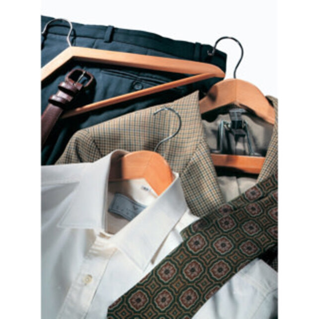 Metaltex 3 Porte-Manteaux en Bois 44 cm - Lot de 3