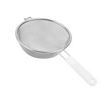 Metaltex Conical Strainer Plastic Handle - Silver White - Stainless Steel