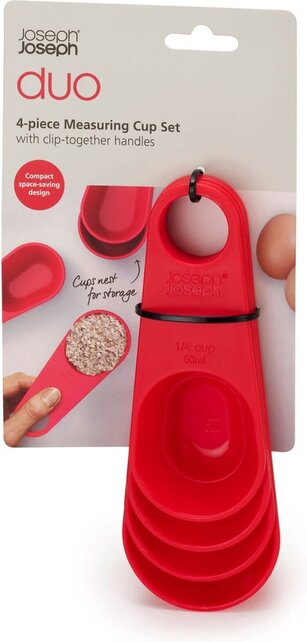 Measuring cups DUO, set of 4 pcs, Joseph Joseph