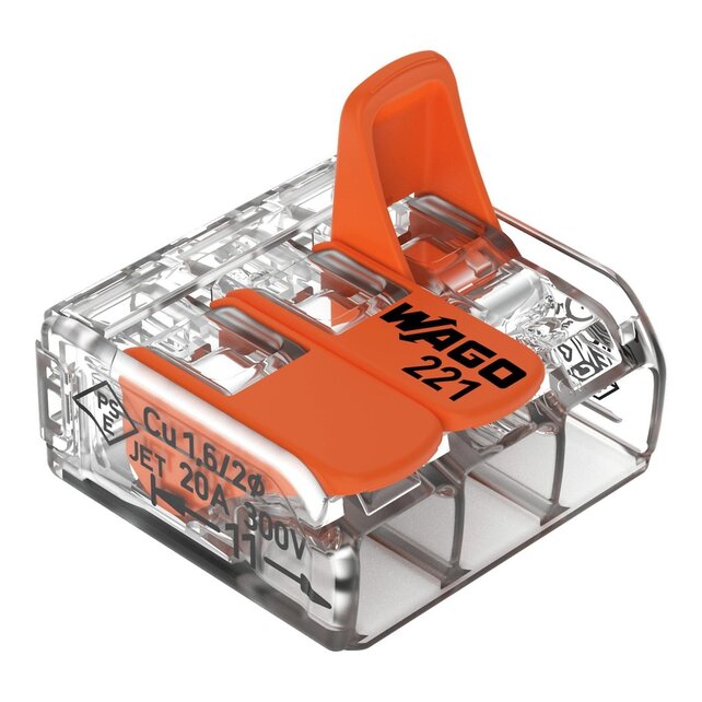 Wago Connection Camp 3 postes 4 mm²