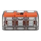 Wago - Verbindingsklem met hendel 3x0,14-4mm²