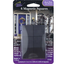 Magic Mount-Magnet Sq-2,5 cm Peel & Stick