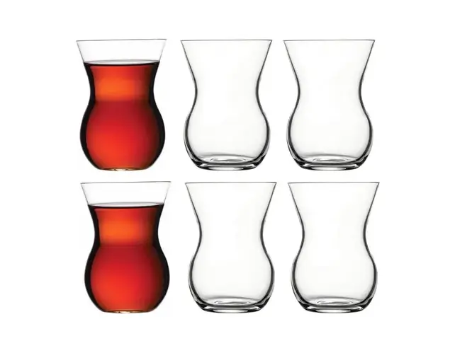 Theeglazen  - 6 stuks - 95 ml