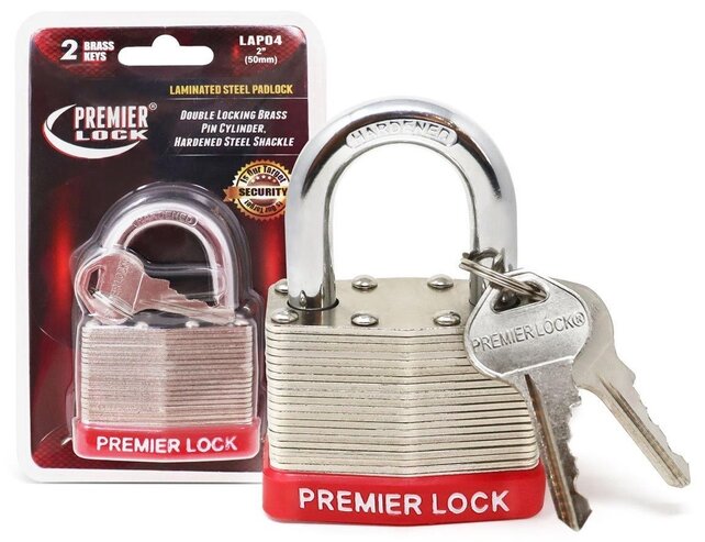 Laminated Steel Padlock