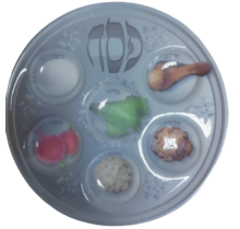A&M Seder Plastic Disposable Plate Ø26cm