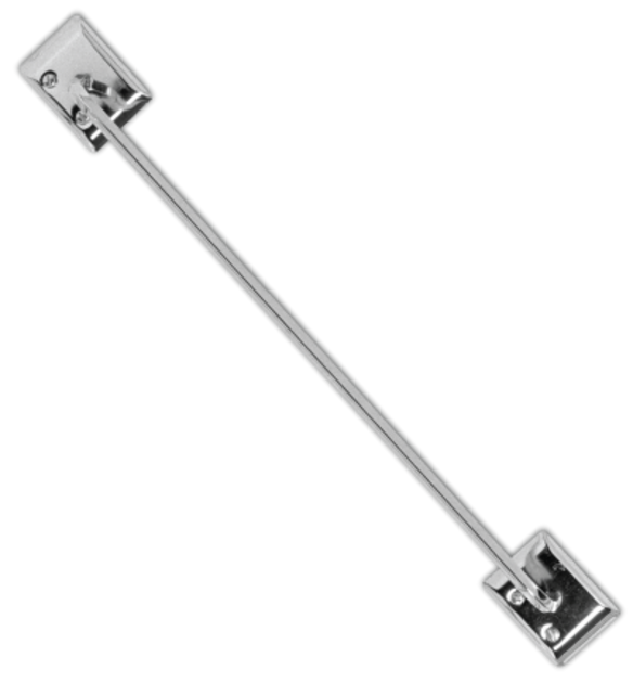 Handdoekstang Chroom enkel 30cm