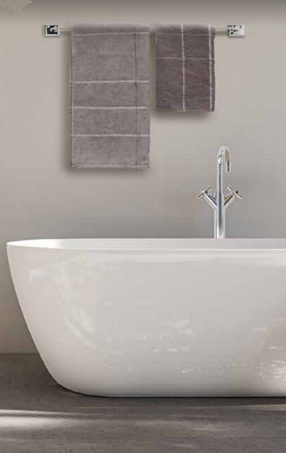 Towel Bar-Chrome Single 30cm