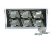 Brilliant Acrylic Servetring Klassiek Zilver