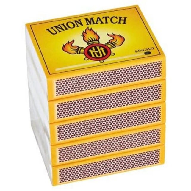 Union Match Matches Kingsize 5 x 60 Matches