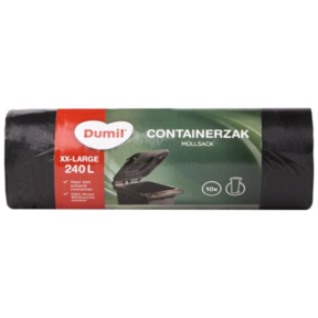 Sacs pour Conteneurs Noir 240L - 10 Pcs