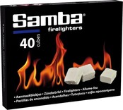 Samba White Fire Starter - 40 pieces