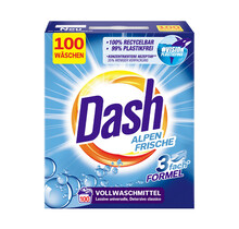 Dash Alpine Frische Washing Powder, 100 washes